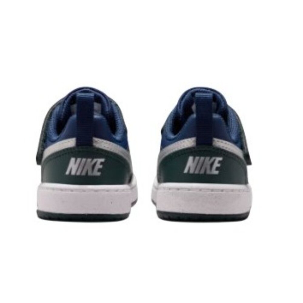 Nike Court Borough Low Recraft TD Kids Size 6C White Signal Blue Shoes - Picture 2 of 13
